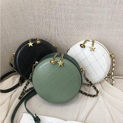 Canteen Bag Chain Argyle Hardware Crossbody Bag