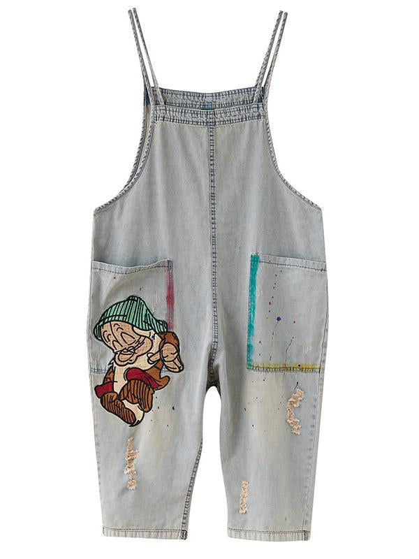 Original Cartoon Print Harem Jumpsuits