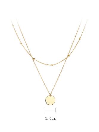 Gold Circle Necklace