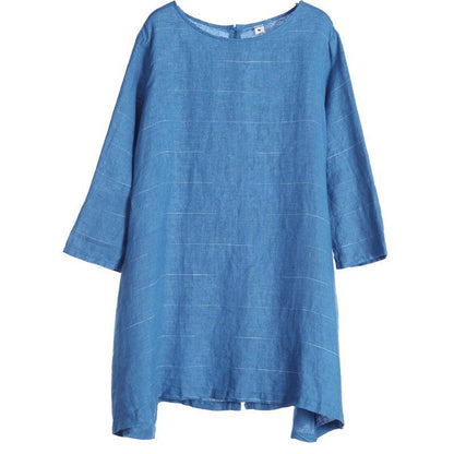 Cotton Vintage Loose Long Sleeve Plus Size Blouse