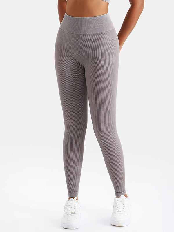 4 Colors Seamless Breathable High Waisted Sports Yoga Leggings