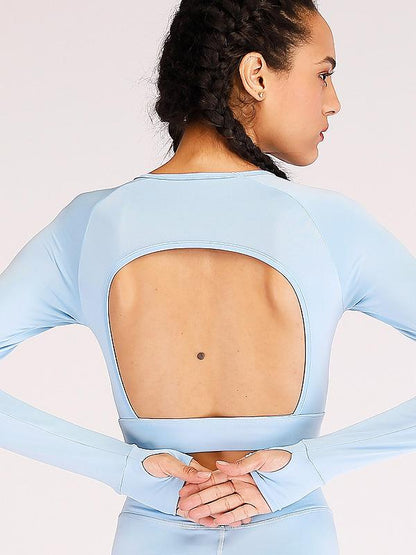 Yoga Cut Out Gym Tee And Leggings Suits