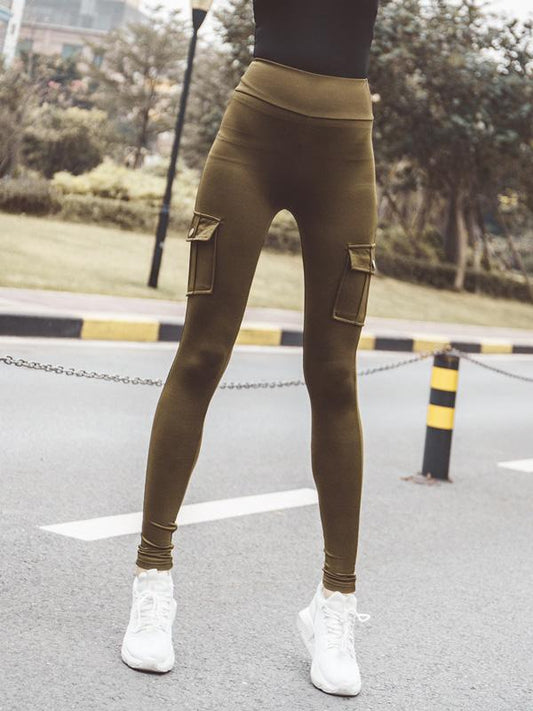 High Waist Pockets Sports Leggings
