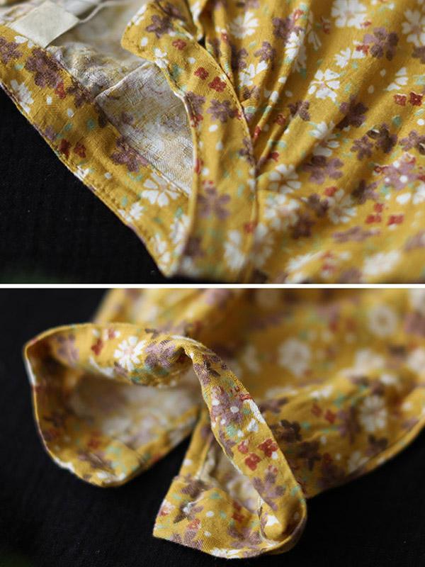 Artistic Retro Floral T-Shirts Tops