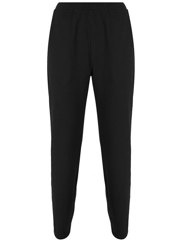 Simple Solid Color Athletic Pants
