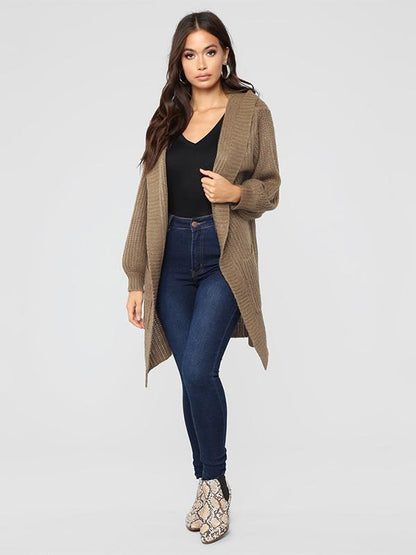 Long Sleeves 3 Colors Knitting Cardigan Tops