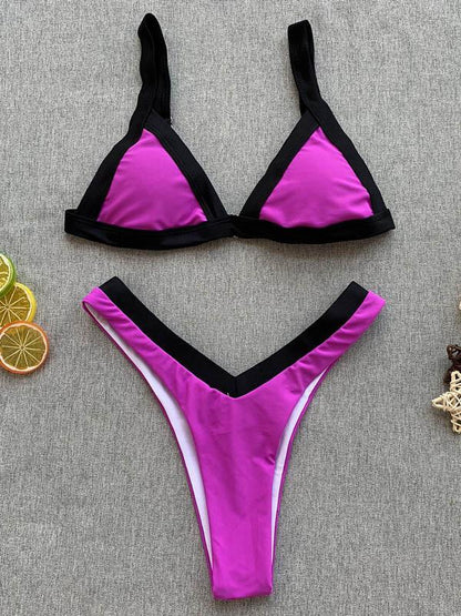 Sexy Triangle Top Beach Bikinis Swimwear