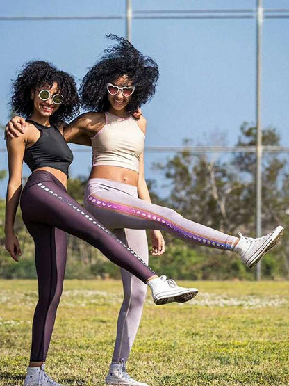 Sports Printed High Waisted Leggings