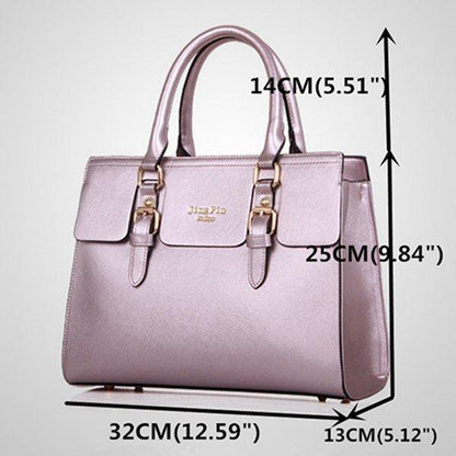5 PCS Women Bright Color Leisure PU Leather Bag