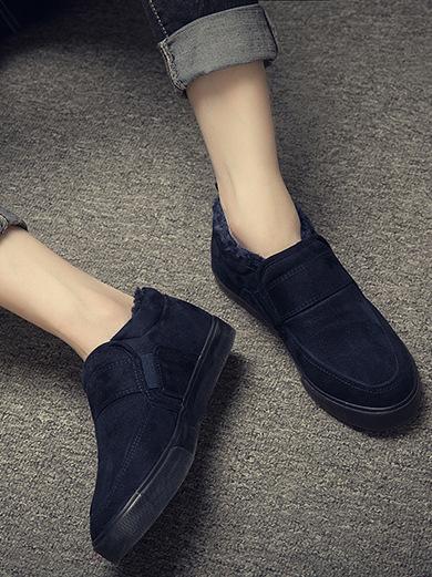 Warm Solid Color Loafers