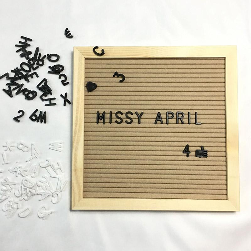 Felt Letterboard Photo Frame Home Decoration