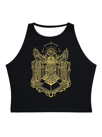Sexy Printed Sleeveless Vest Top