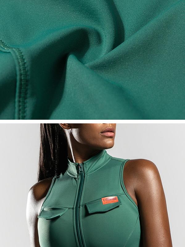 Zipper Quick-Dry Sports Tee