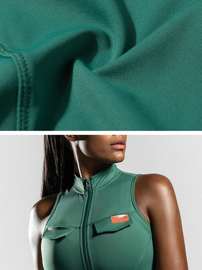 Zipper Quick-Dry Sports Tee