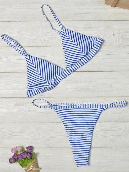 Bohemia Stripes Bikinis Swimwear