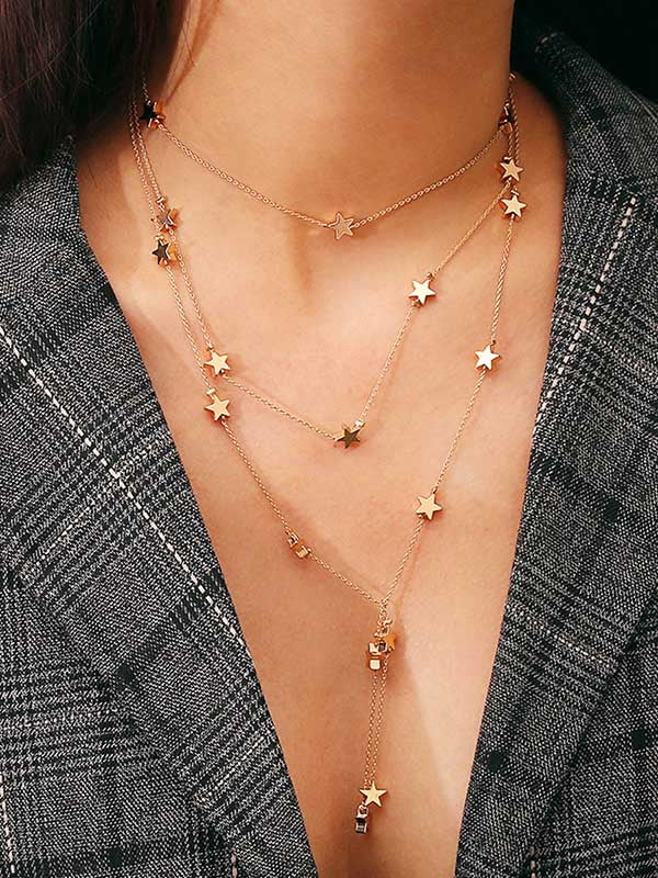 Fashion Star Multi-Layer Necklace