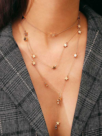 Fashion Star Multi-Layer Necklace