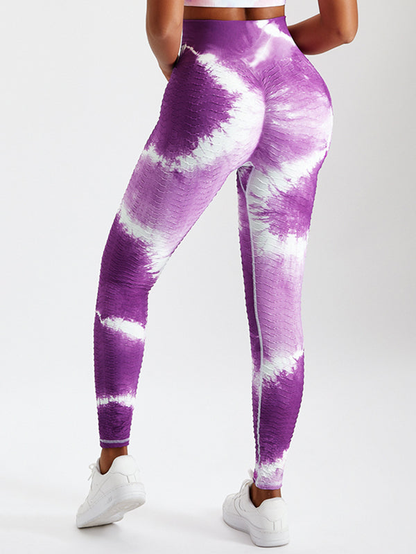 Tie-Dyed Seamless Leggings