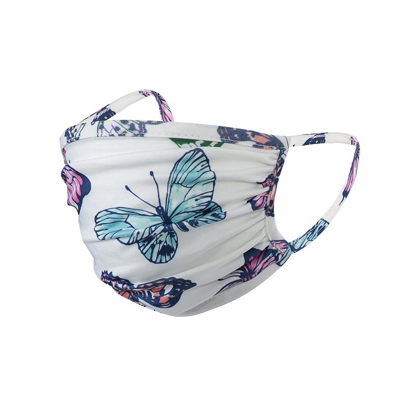 Fashion Butterfly Printed Face Shield Mask