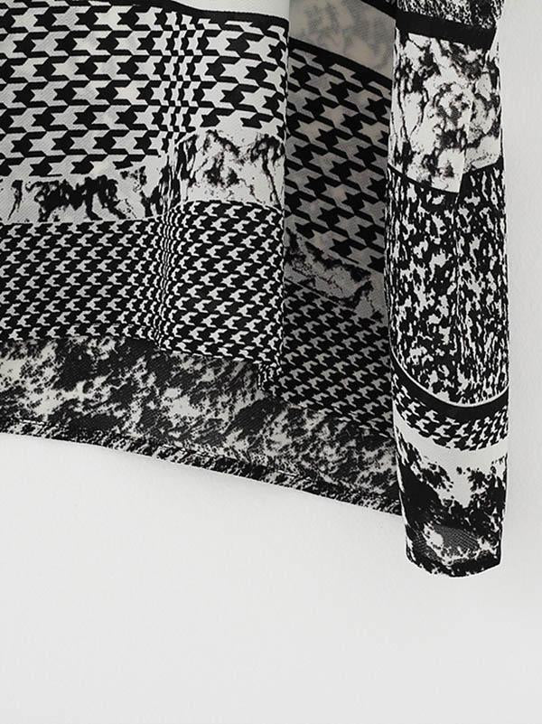 Original Printed Round-Neck Dress