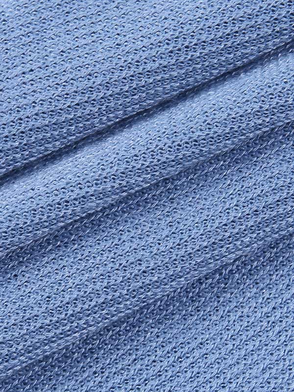 Simple Casual Solid Color Knitted Hoodies+Knitted Elasticity Wide Leg Pants 2 Pieces Set