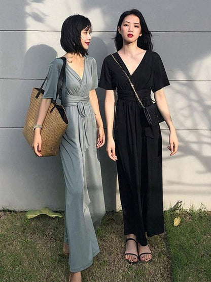 New Fashion Solid Jumpsuits