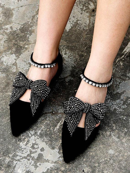 Bow-embellished DIY Shoes Decoration