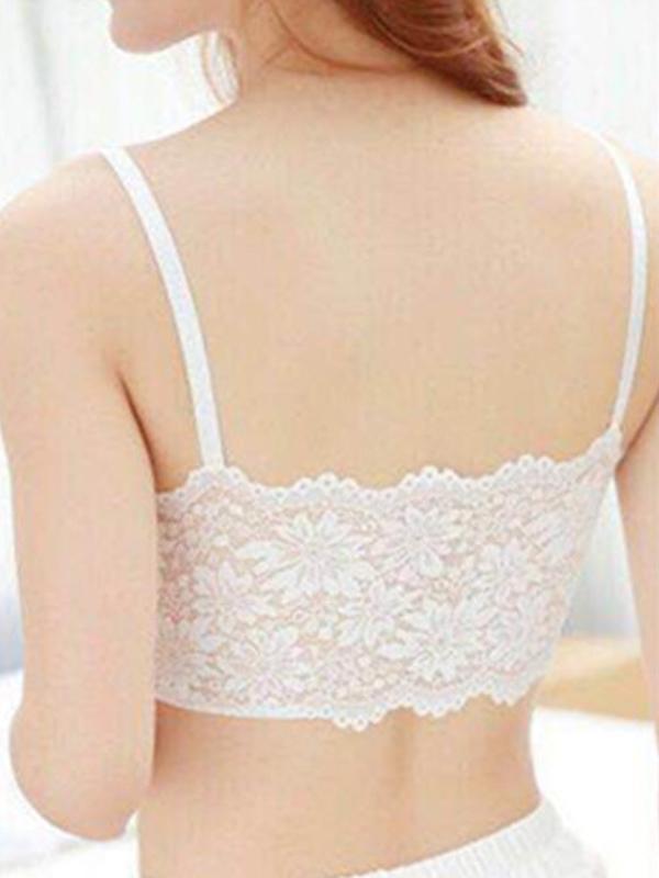 Lace Spaghetti-neck Bra Sexy Lingerie