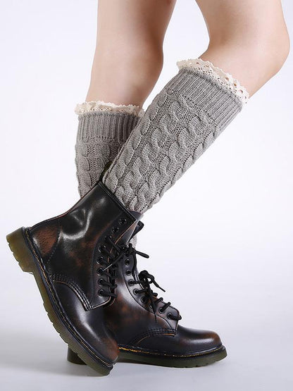 Knitting Over Knee-high 5 Colors Stocking