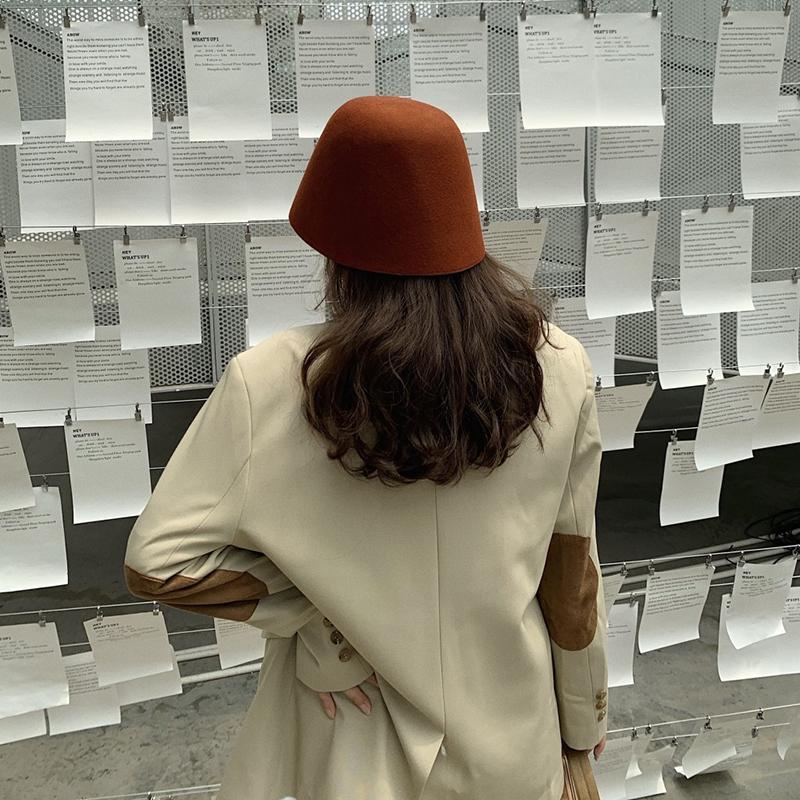 Retro Solid Color New Bucket Hat