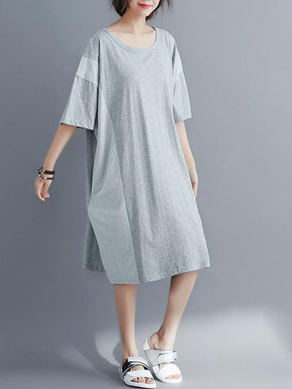 New Loose Oversize Split-joint Dress