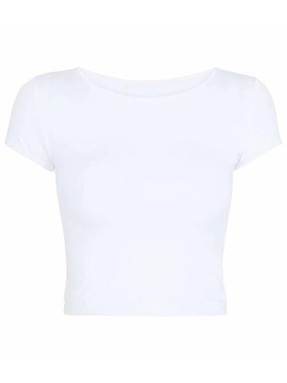 Short Sleeve Solid Wrap Tees