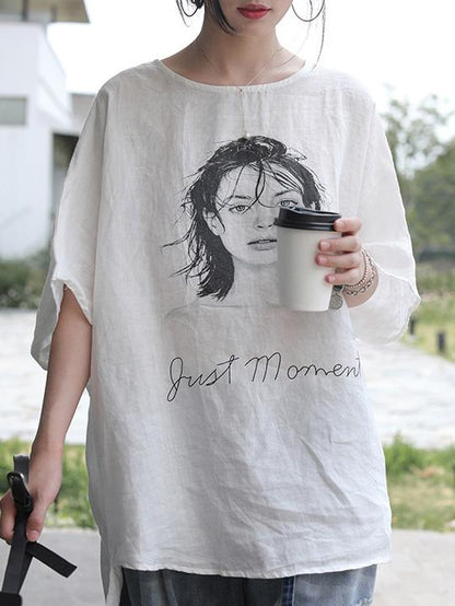 Original Printed Portrait T-Shirt