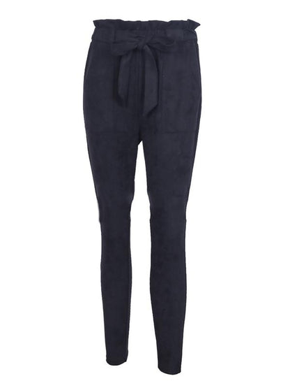 Fashion 3 Color Elastic Waist Casual Pants Bottoms
