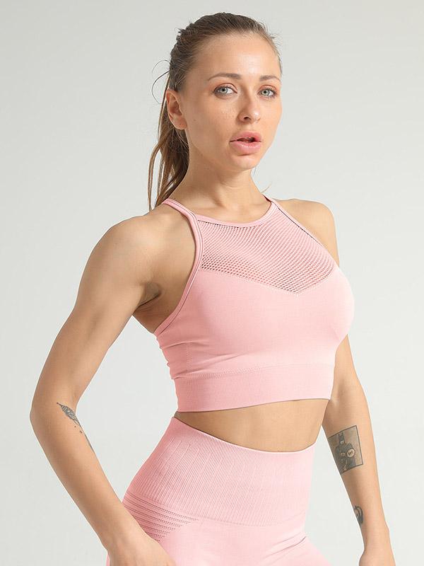 Solid Quick Dry Shockproof Wrap Sports Bra