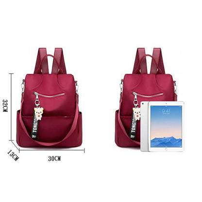 Oxford Multi-function Backpack Anti-theft Leisure Travel Shouder Bag