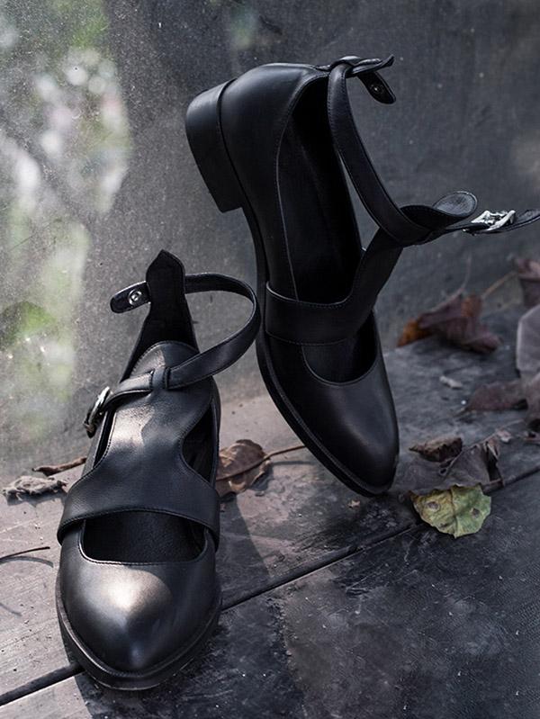 Original Black Leather Sandals