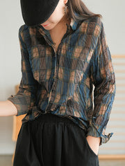 BLUE PLAID