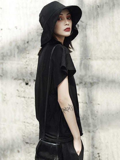 Summer Solid Split-joint T-Shirt