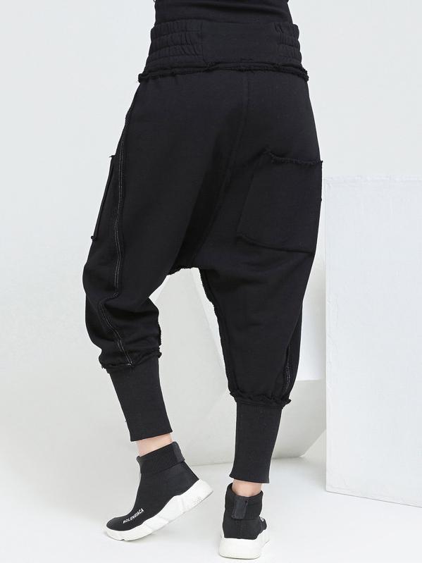 Fashion Loose Solid Harem Pants