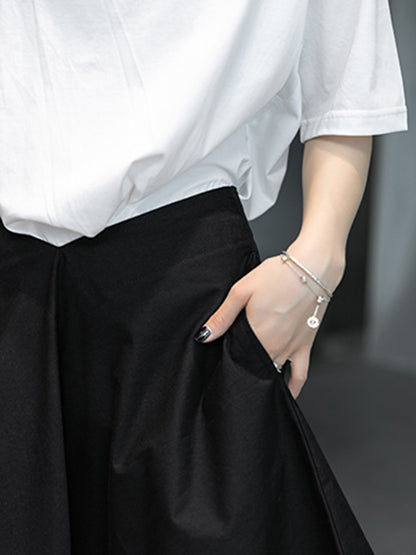 Original Hole Irregularity Empire Skirt