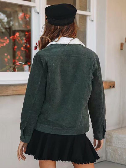 Long Sleeve Solid Colors Winter Coat Tops