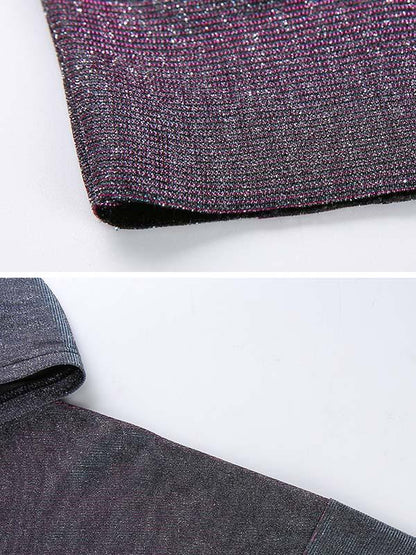 Sequinned Hooded Loose Hoodies