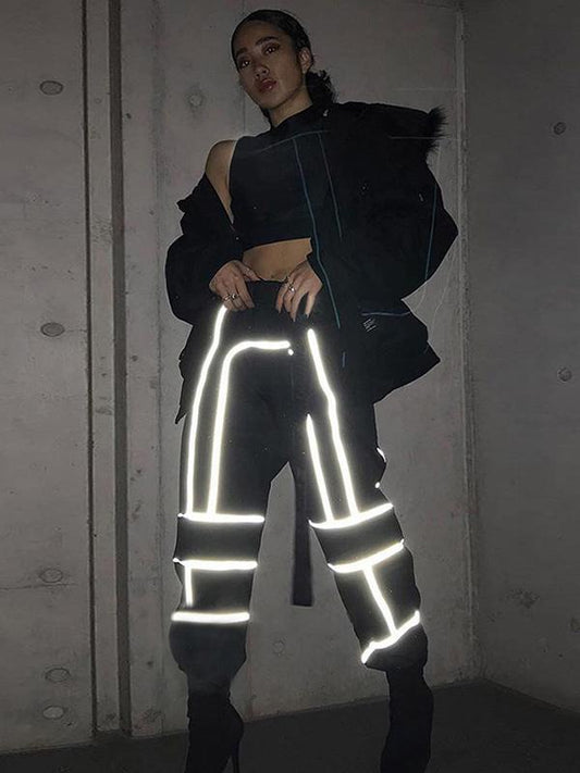 Casual Waistband Split-joint Athletic Pant