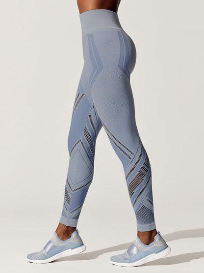 Perforated Seamless Yoga Leggings
