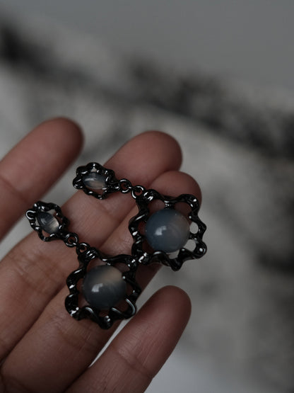 Original Stylish Hollow Stone Earrings
