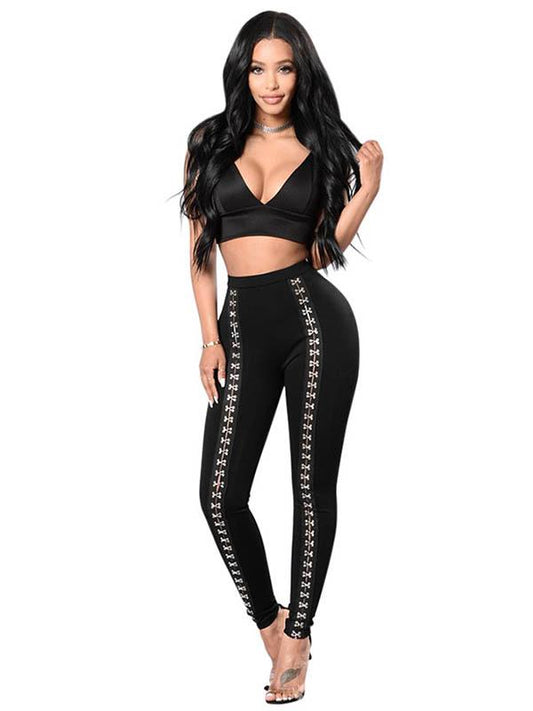 Stretch Tight Ninth Pants Leggings