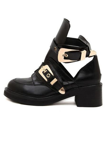 Fashion Chunky Heel Sandals Boots