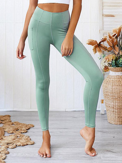 Solid Empire With Packets Leggings