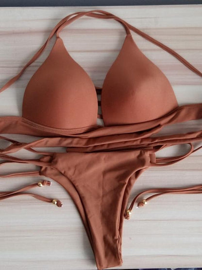 Plain Sexy Bikinis Swimwear